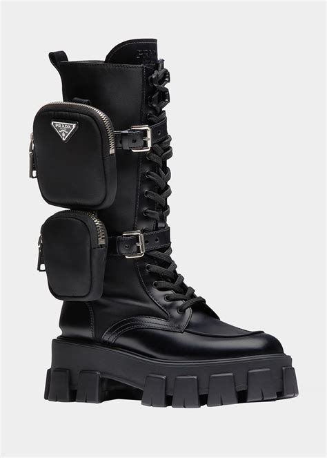 prada boots with purse|Prada combat boots women's.